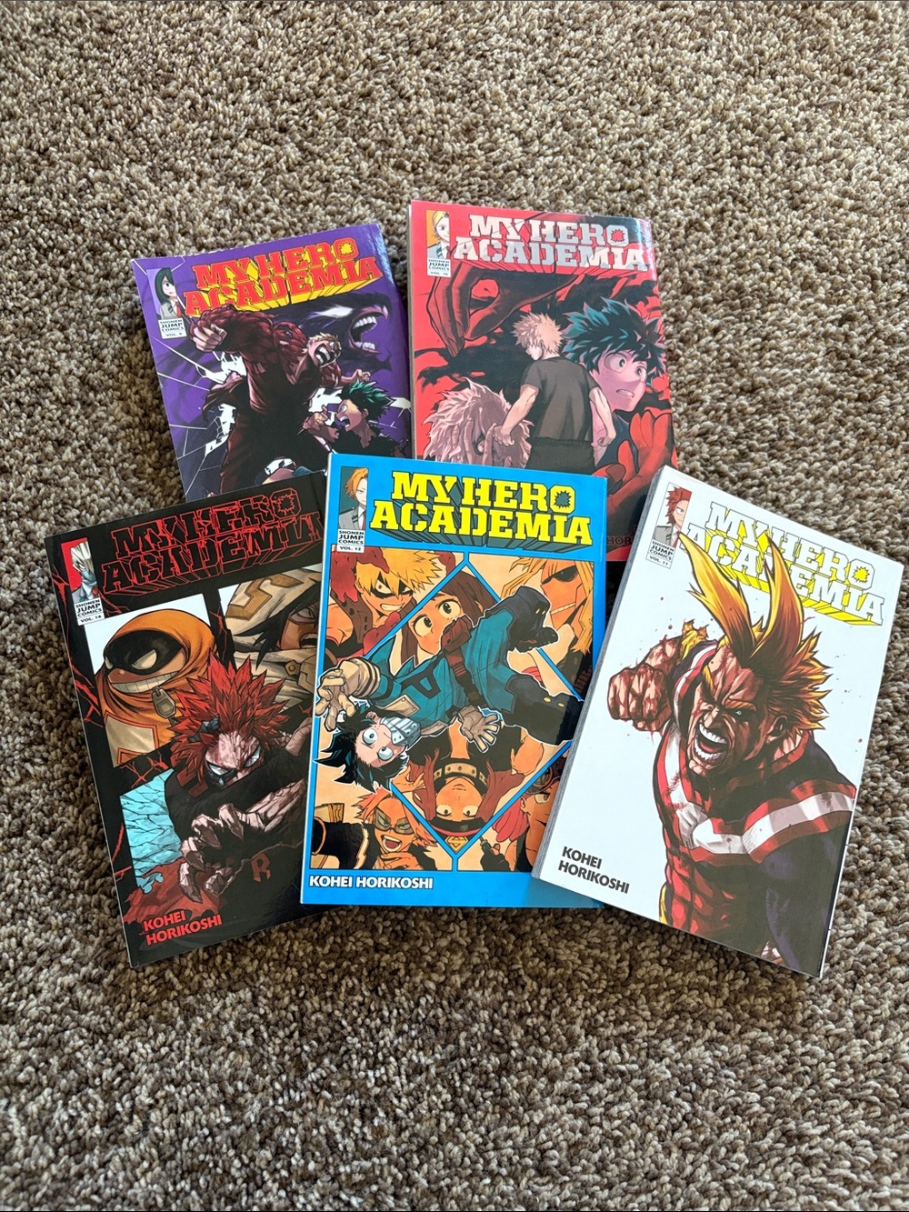 My Hero Academia Manga Lot —- Books 9-12, 16